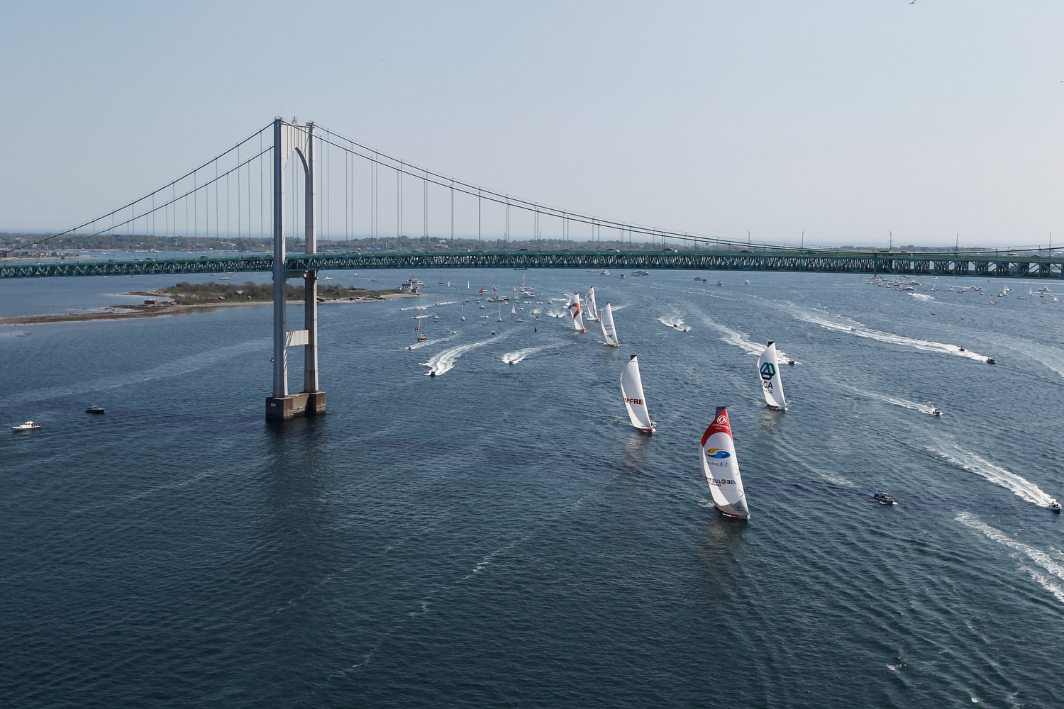 May 16, 2015. Leg 7 Start in Newport.