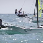 20150610 Copyright onEdition 2015©  credit: onEdition Victor Bergstrom and Victor Vasternas, SWE, Men's Skiff (49er) on day one of the ISAF Sailing World Cup Weymouth & Portland. Returning to the London 2012 Olympic waters, the ISAF Sailing World Cup Weymouth and Portland is taking place between 8-14 June with the racing conducted over five days between 10-14 June at Weymouth and Portland National Sailing Academy. Medal race day on Sunday 14 June will decide the overall event winners in each class.