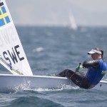 20150613 Copyright onEdition 2015© Free for editorial use image, please credit: onEdition Josefin Olsson, SWE, Women's One Person Dinghy (Laser Radial) on day four of the ISAF Sailing World Cup Weymouth & Portland. 